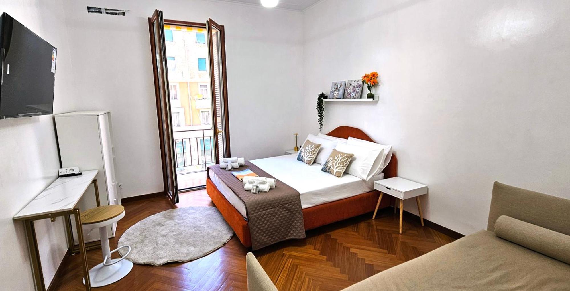 Camera Familiare con Bagno in Comune