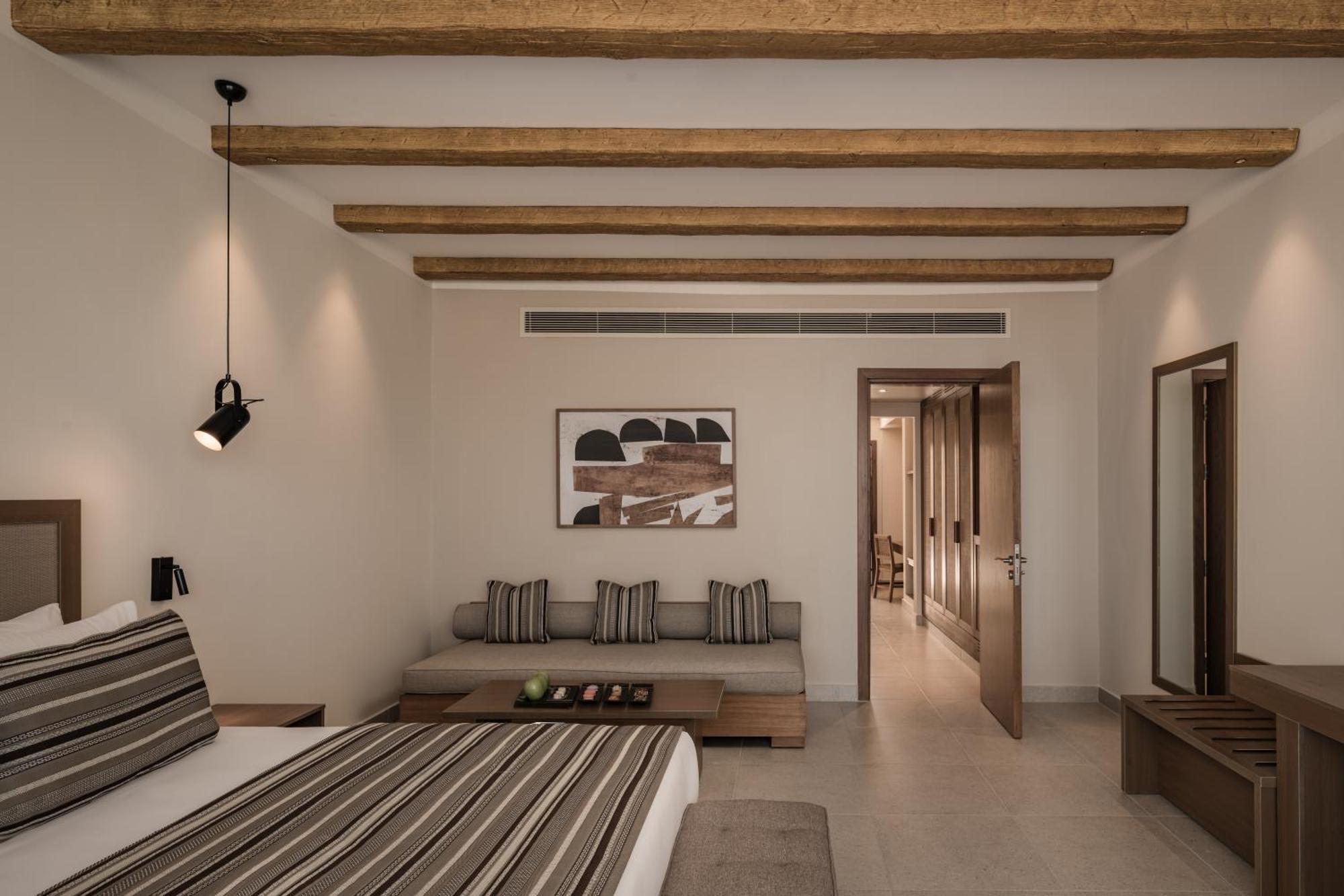 Camera familiare Deluxe con Letto Queen-Size con Accesso Piscina