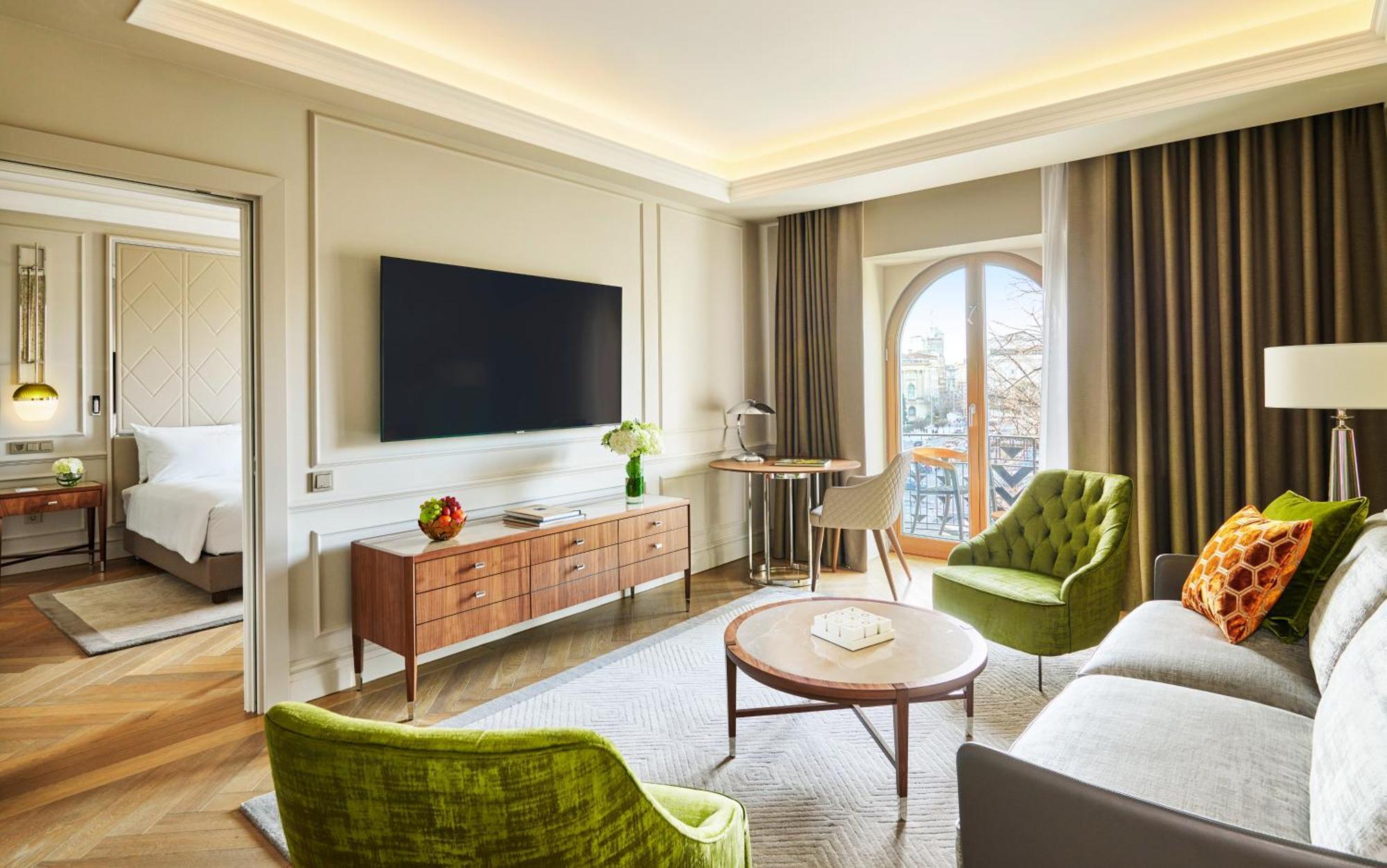 Suite King con 1 Camera da Letto e Vista Città