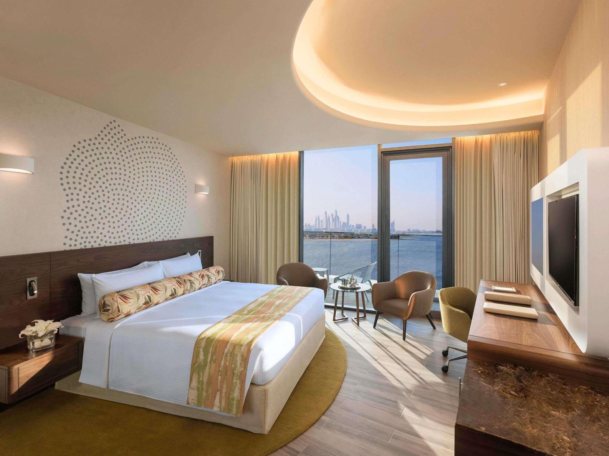 Camera Premium con Balcone e Vista Mare e Palm Jumeirah - Accesso al Club Lounge