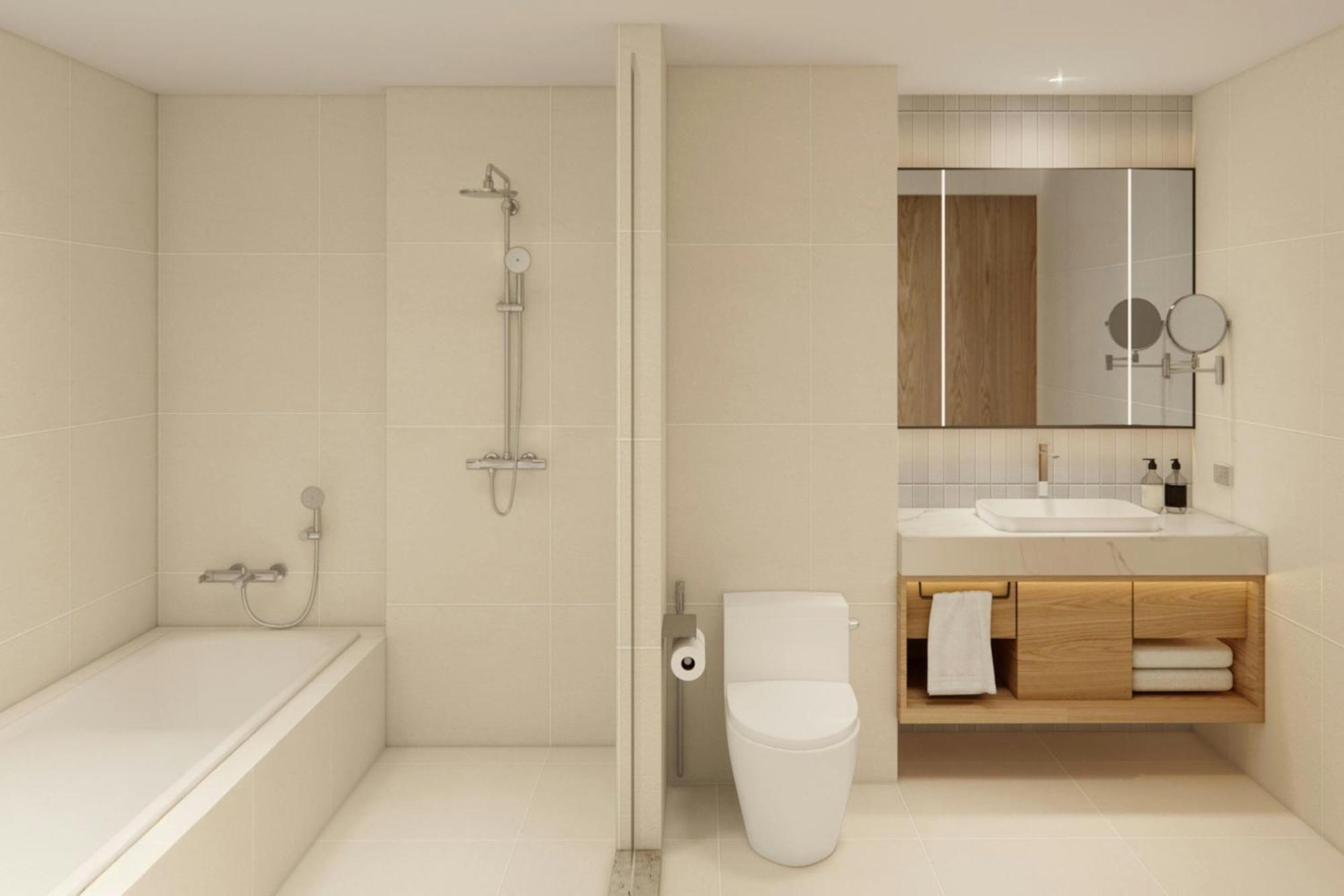 Suite King con 1 Camera da Letto e Vista Città