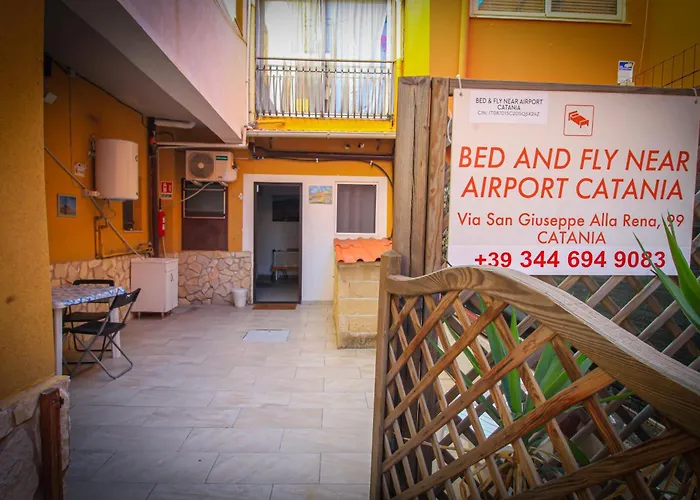 Bed&Fly Near Airport Catania Fontanarossa Bagno Privato In Camera
