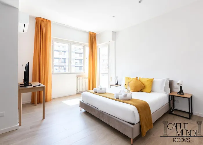 Caput Mundi Rooms - 100Mt To Metro A, Terrace, A-C, 15 Min To Center Roma