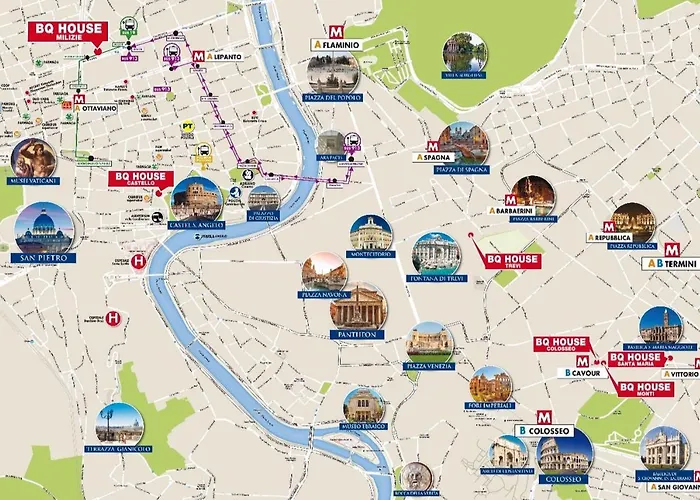 BQ House Milizie Luxury Rooms Roma